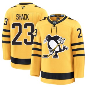 Youth Pittsburgh Penguins Eddie Shack Fanatics Premium Alternate 2025 Jersey - Gold