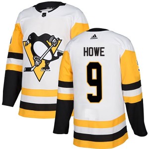 Men's Pittsburgh Penguins Tanner Howe Adidas Authentic Away Jersey - White
