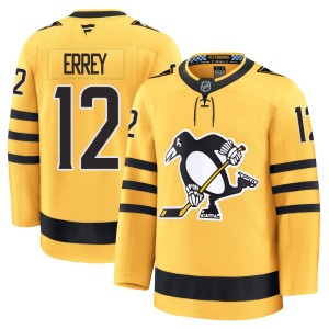 Men's Pittsburgh Penguins Bob Errey Fanatics Premium Alternate 2025 Jersey - Gold