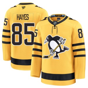Men's Pittsburgh Penguins Avery Hayes Fanatics Premium Alternate 2025 Jersey - Gold