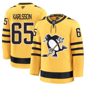 Men's Pittsburgh Penguins Erik Karlsson Fanatics Premium Alternate 2025 Jersey - Gold