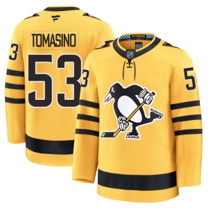 Men's Pittsburgh Penguins Philip Tomasino Fanatics Premium Alternate 2025 Jersey - Gold