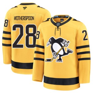 Men's Pittsburgh Penguins Parker Wotherspoon Fanatics Premium Alternate 2025 Jersey - Gold