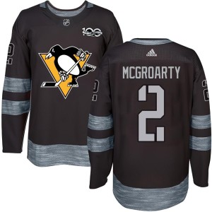 Youth Pittsburgh Penguins Rutger McGroarty Authentic 1917-2017 100th Anniversary Jersey - Black