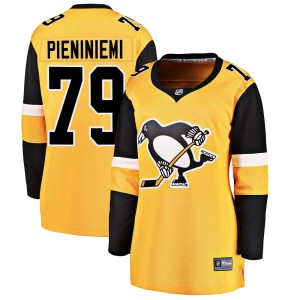 Women's Pittsburgh Penguins Emil Pieniniemi Fanatics Branded Breakaway Alternate Jersey - Gold