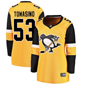 Women's Pittsburgh Penguins Philip Tomasino Fanatics Branded Breakaway Alternate Jersey - Gold