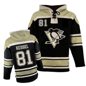 Men's Pittsburgh Penguins Phil Kessel Premier Old Time Hockey Sawyer Hooded Sweatshirt - Black